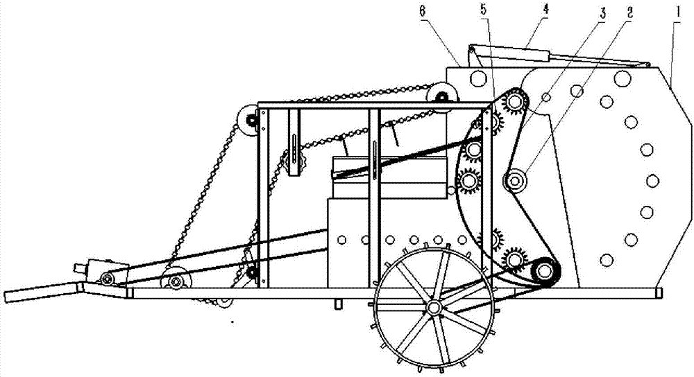 Combined machine for recycling and packaging residual film