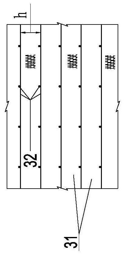 Vibro-replacement stone pile and rockfill reinforced earth and rockfill dam soft foundation treatment structure and construction method