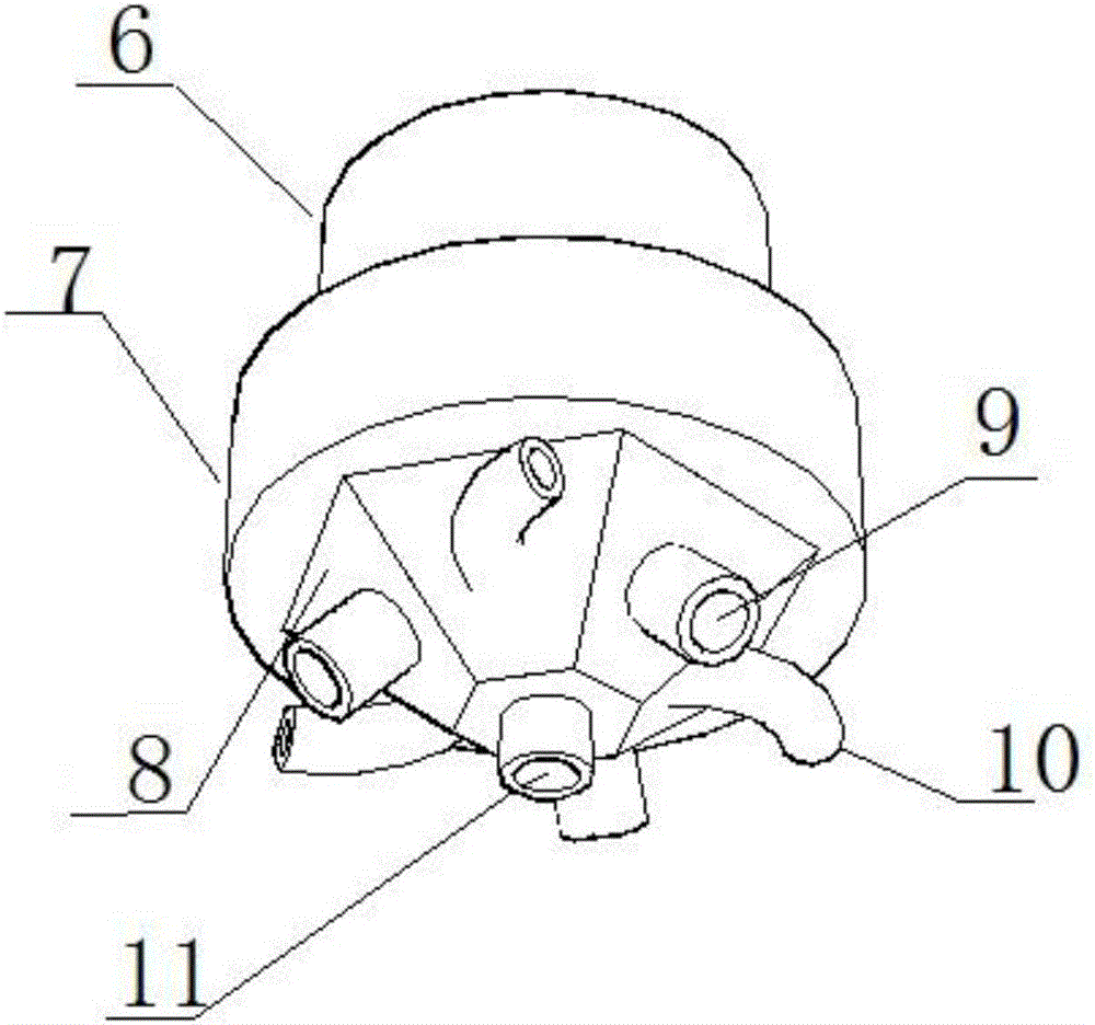 Negative pressure bucket applicable to ocean wind power and capable of downwards penetrating to position below sea bottom surface, and installation method