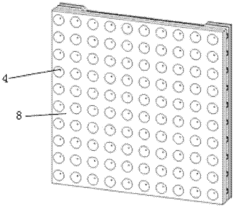 High-energy laser semi-integrating-sphere array attenuator