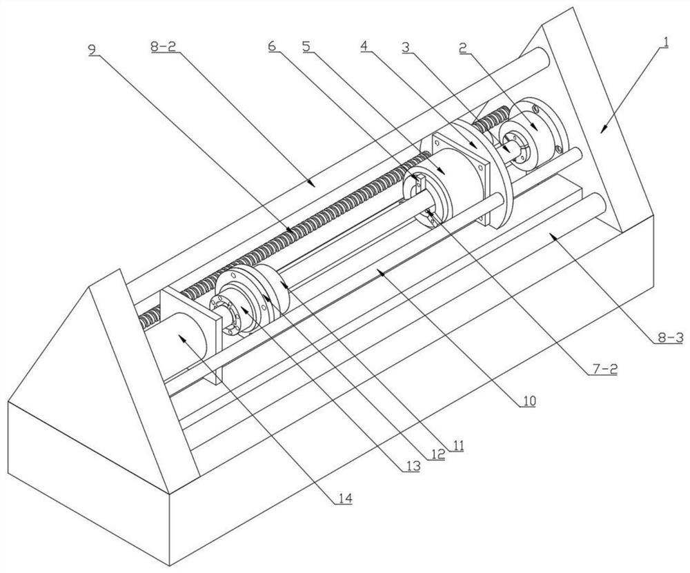 Axial stretching machining equipment for thin-wall slender shaft parts and method