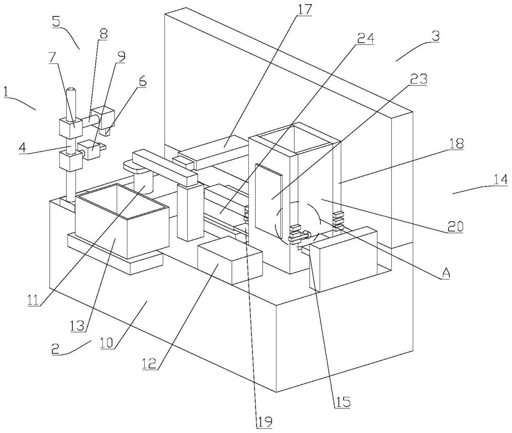 Device for identifying missed milling of inclined surface of small end of connecting rod