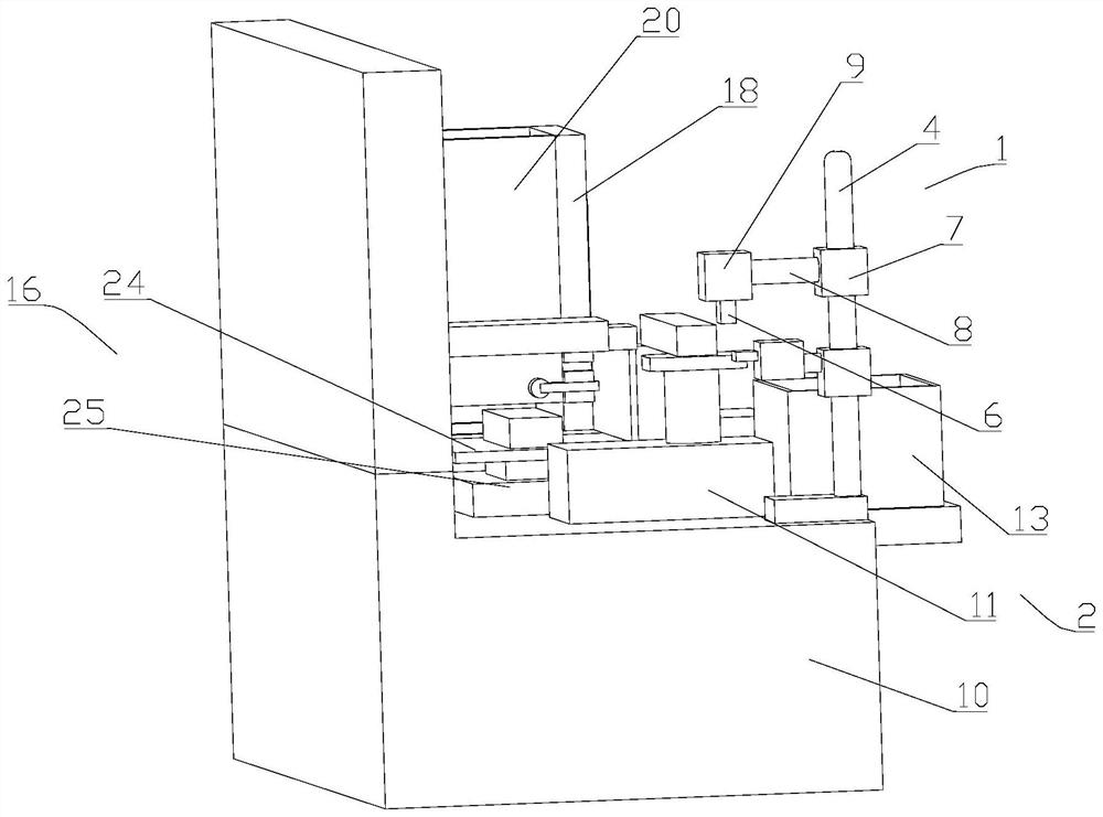 Device for identifying missed milling of inclined surface of small end of connecting rod