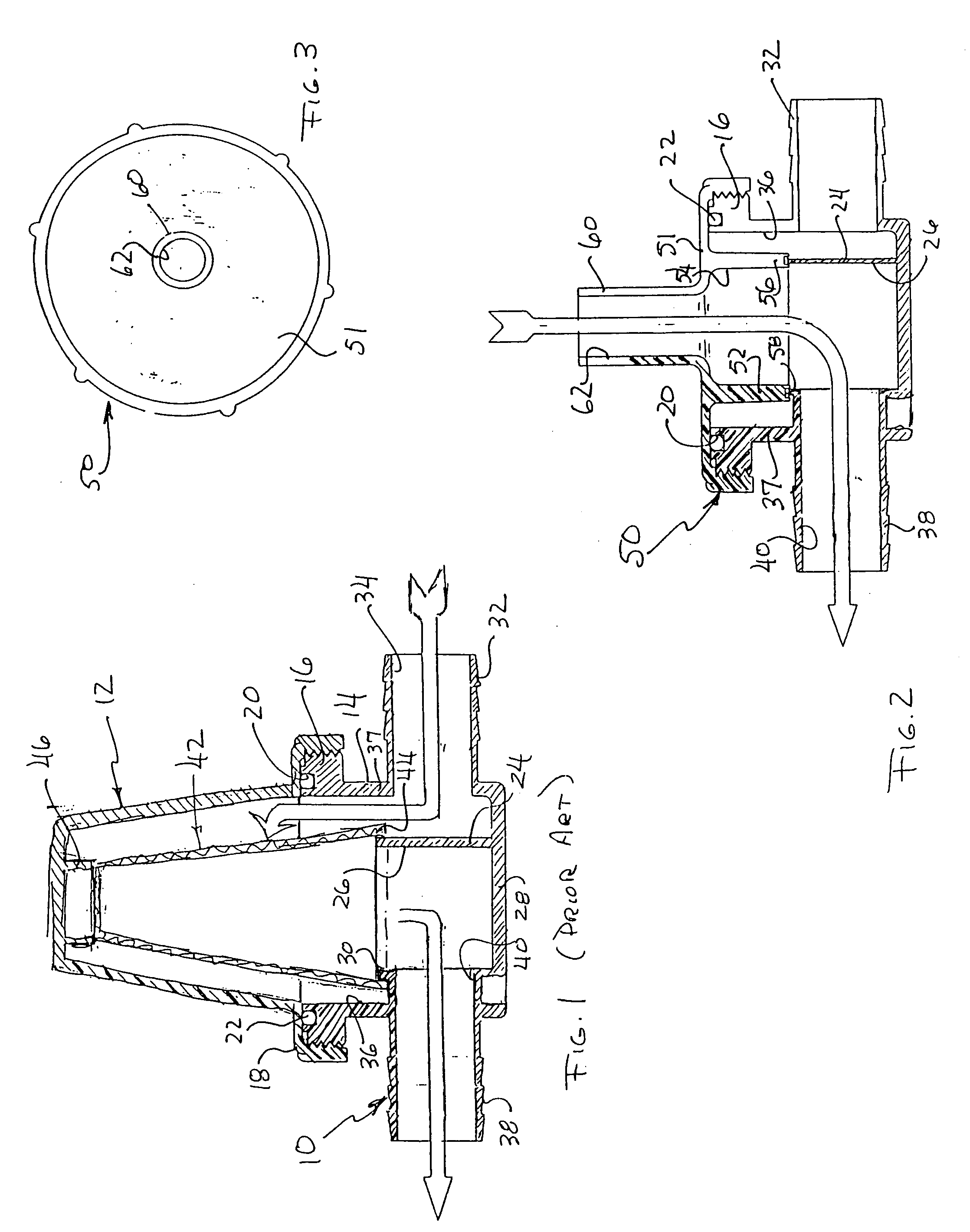 Flushing adapter for filter