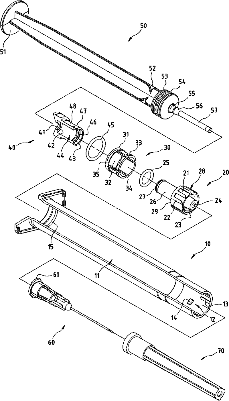 Retraction structure for safety syringe