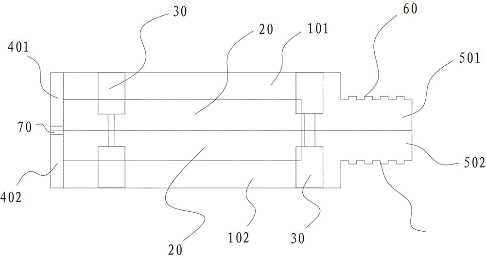 Device and method for extracting cable core