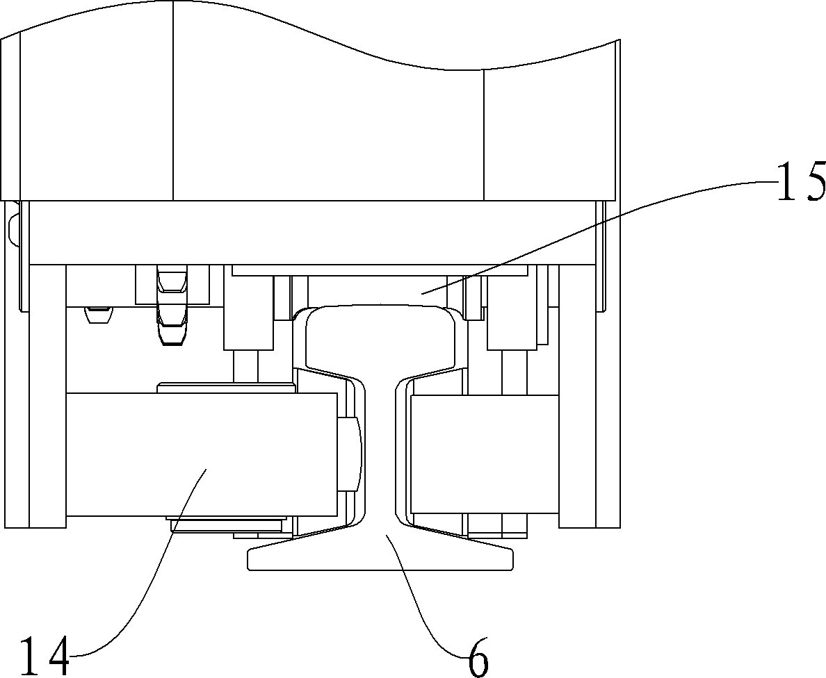 Air-ground rail type lifting rotary-moving two-layer three-dimensional parking device