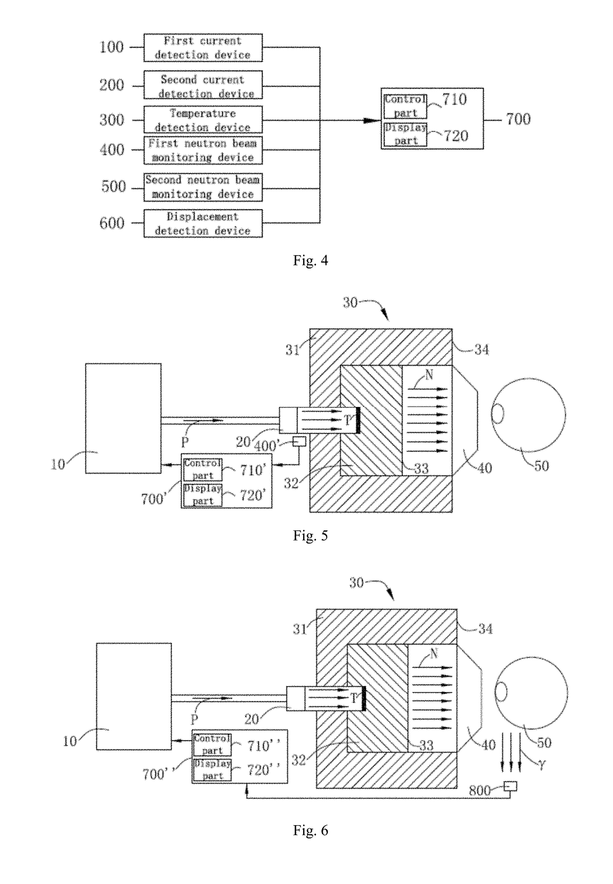 Radiation detection system for neutron capture therapy system and detection method thereof