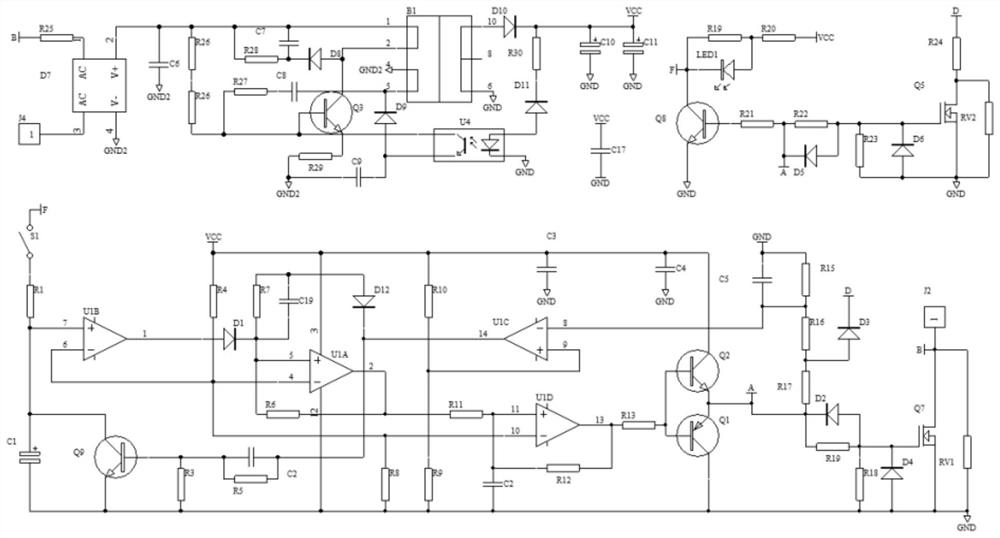 A short circuit protection circuit