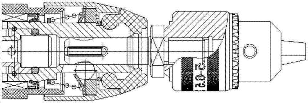 Electric tool and electric hammer special drill bit and straight shank drill bit integrated interchangeable locking device