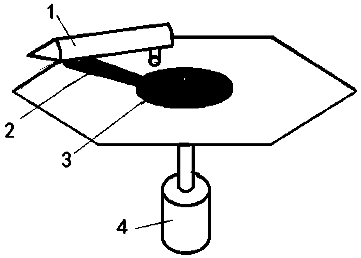 Solar cell panel cleaning device