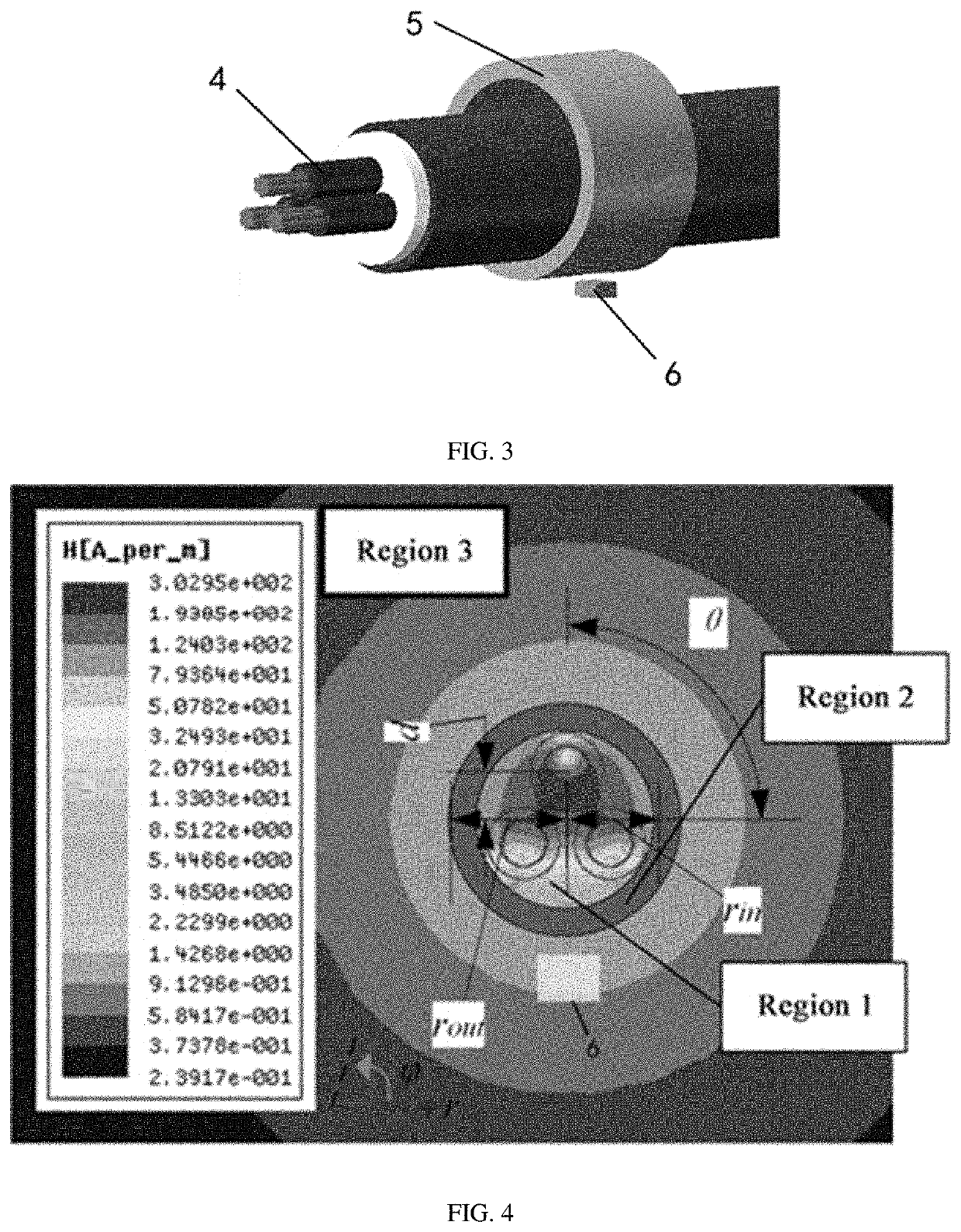 Cable condition monitoring sensor device method