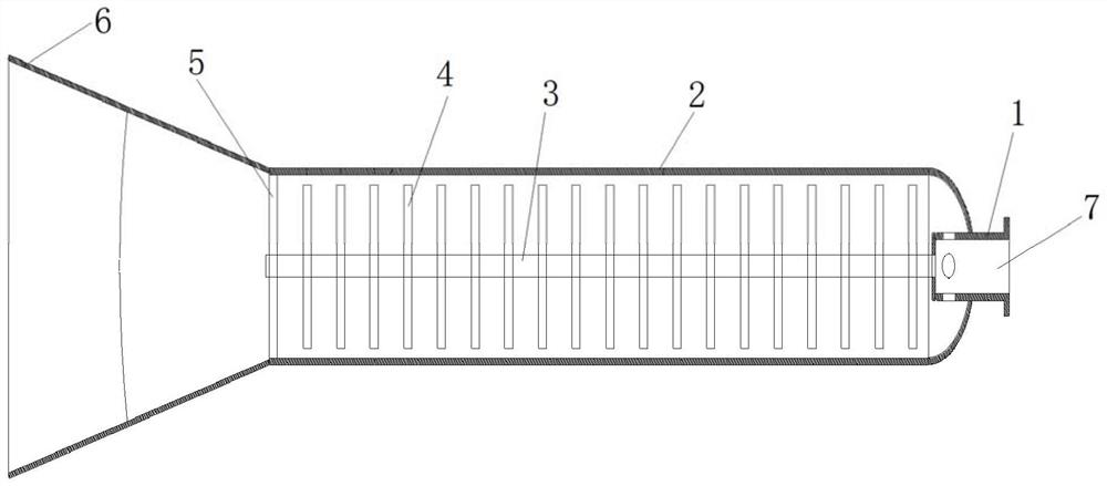 Sound amplifying tube for generating valley echo effect of repelling bird impact waves and control method