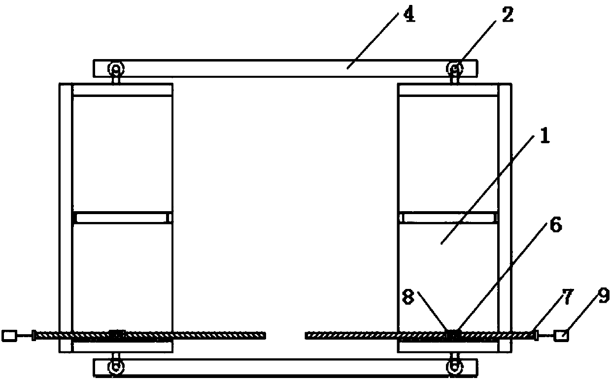 Automatic mute sliding wooden door