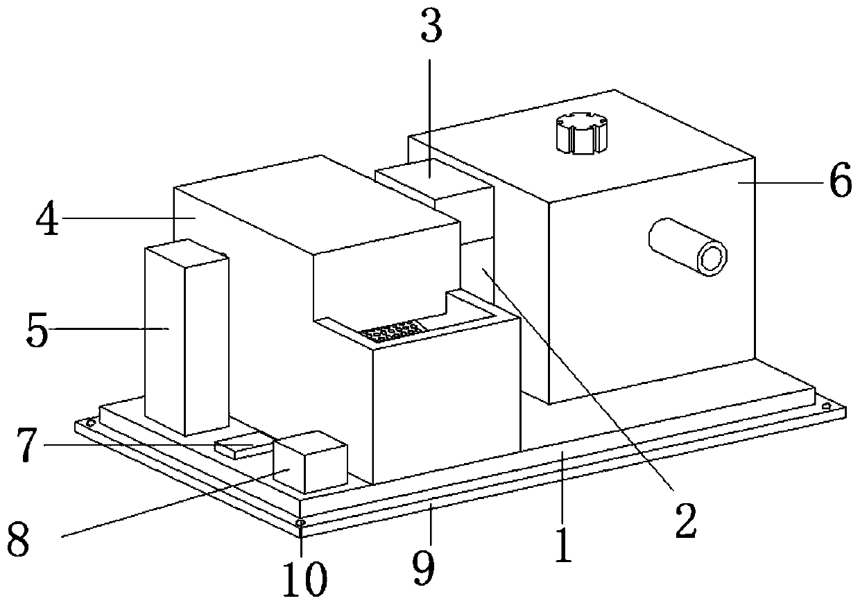 Intelligent energy-saving industrial sewage treatment device