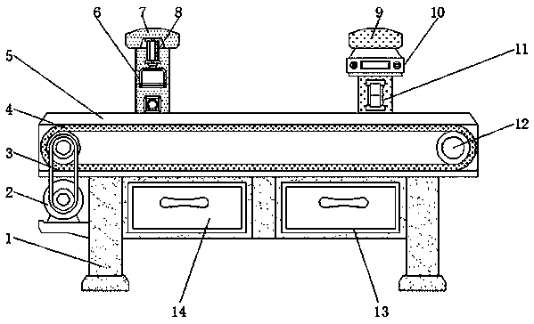 Lens sorting and conveying device