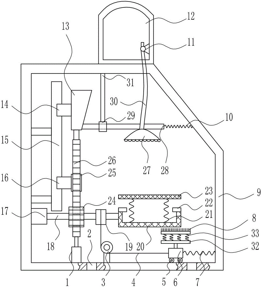 Rapid cleaning device for cutting tools