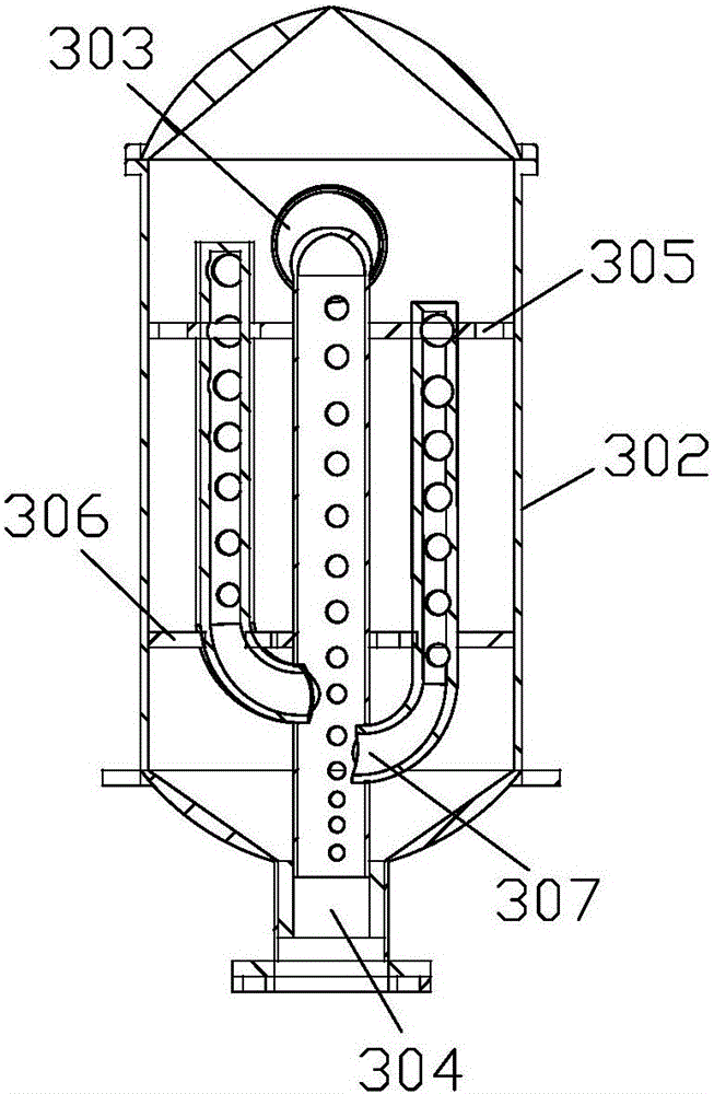 Underwater dual-screw mixed transportation supercharging device