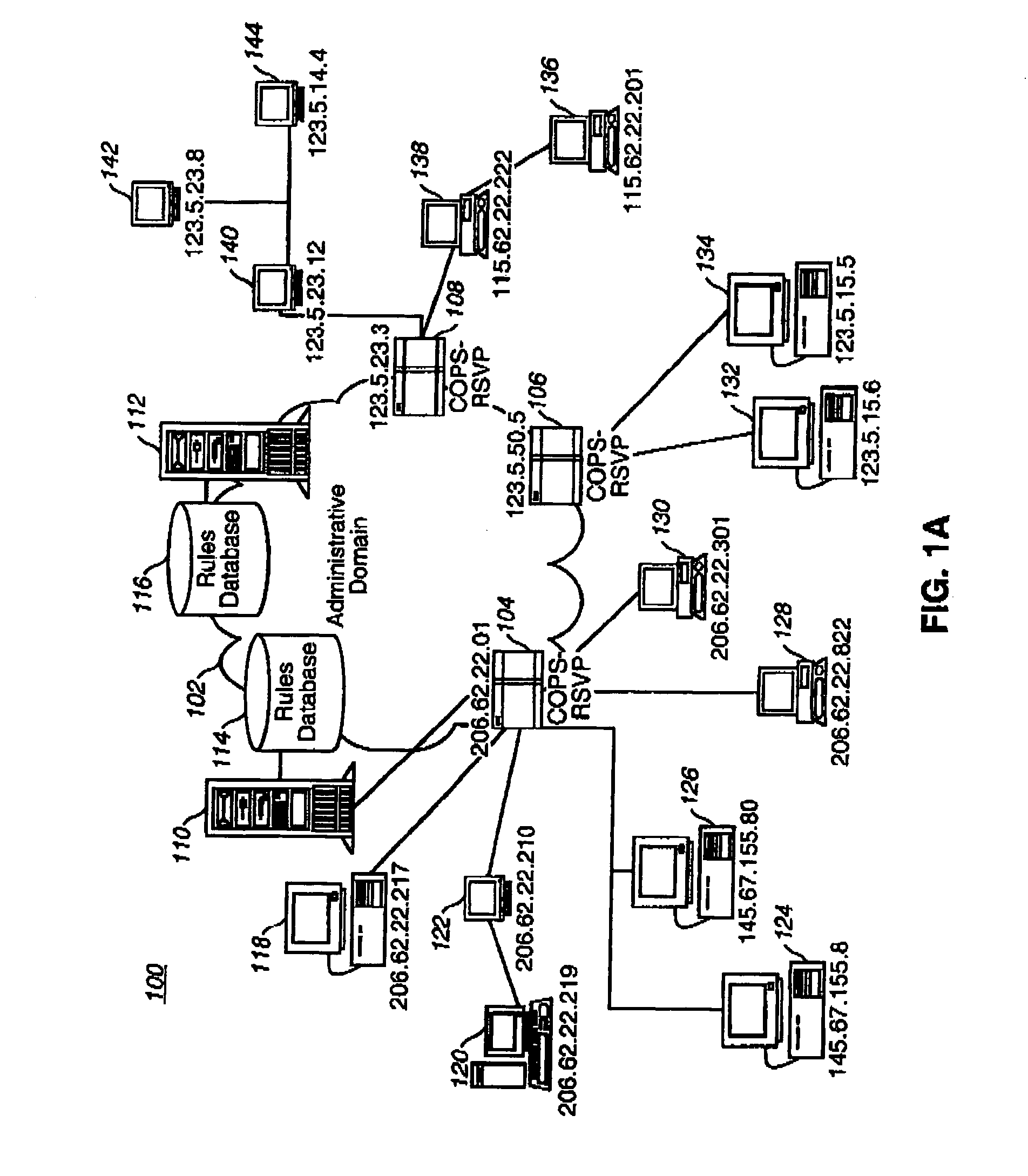 Customer resources policy control for IP traffic delivery