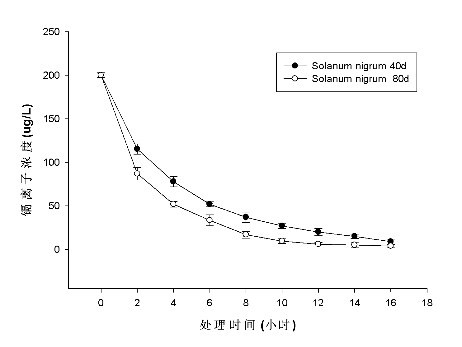 Microorganism for promoting black nightshade to remove trace cadmium pollution in water and method for removing cadmium pollution