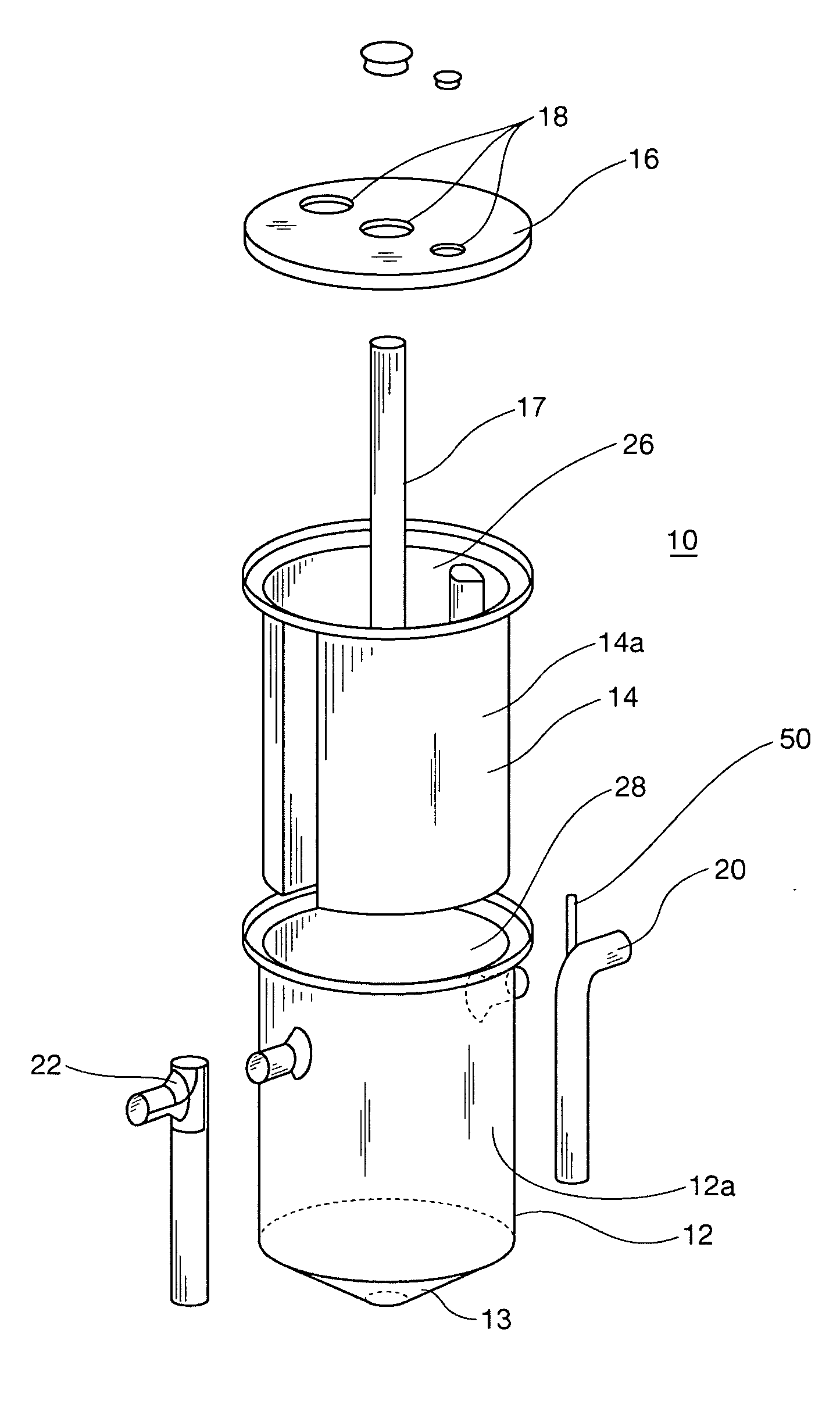 Passive grease trap using separator technology