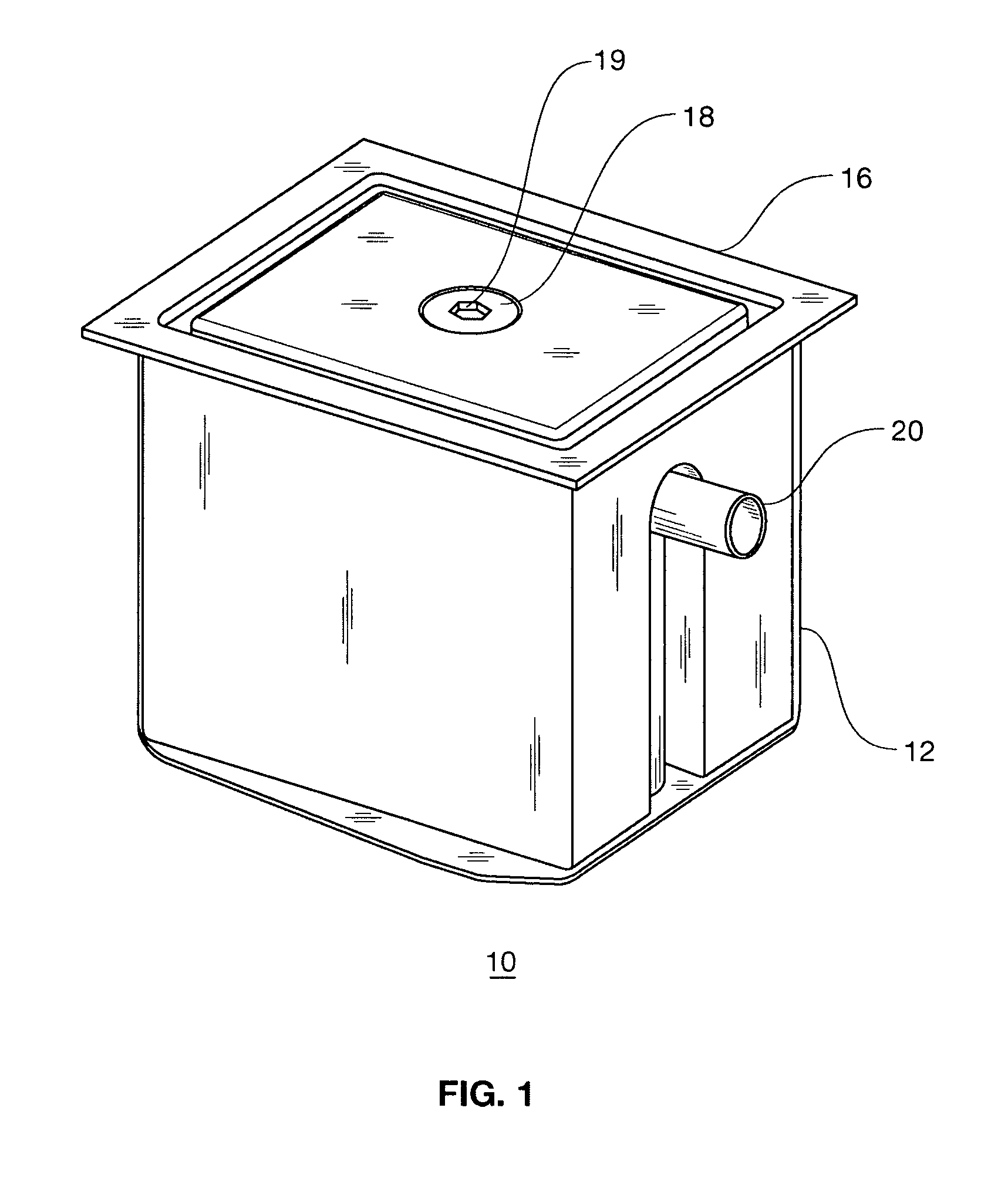 Passive grease trap using separator technology