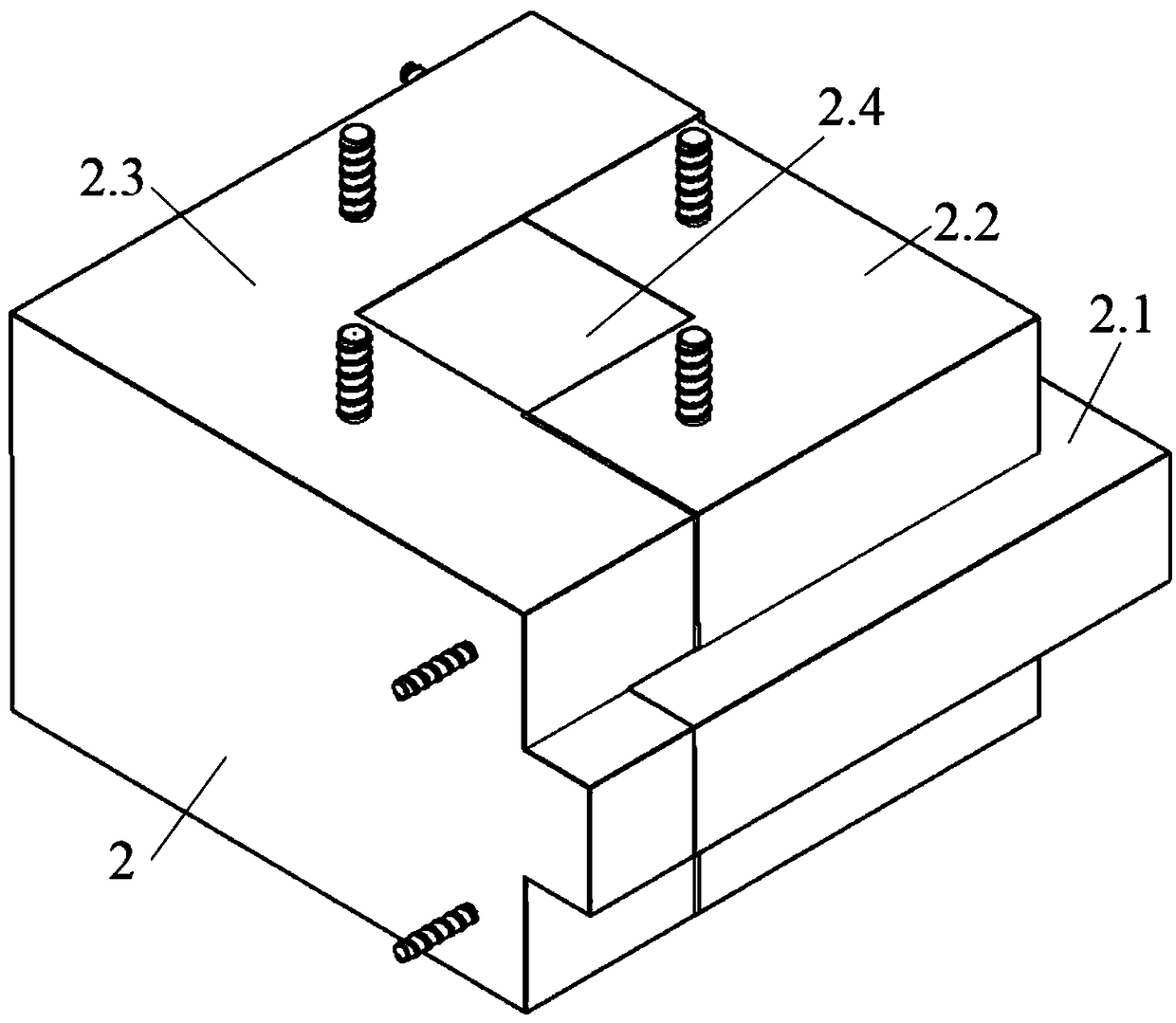 Assembly type power transmission line anchor rod static pressure miniature pile foundation and construction method thereof