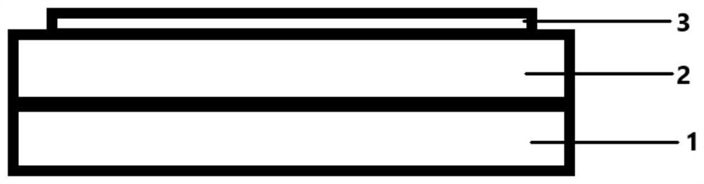 Film ultraviolet detector and preparation method thereof