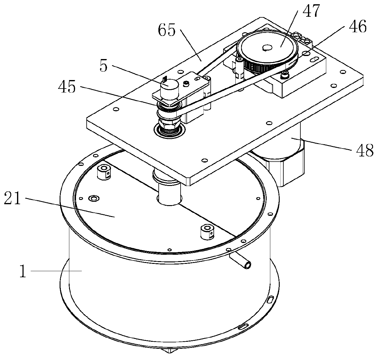 Rotary type erosion corrosion test device