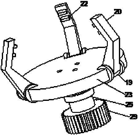 Surveying and mapping instrument adjusting device for engineering