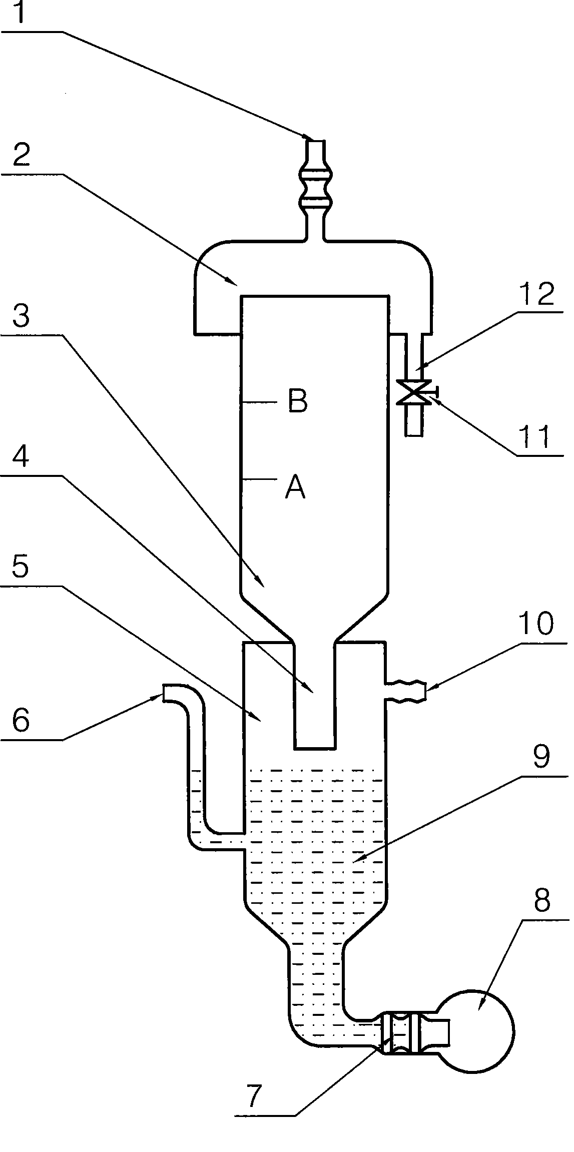 Soap film flowmeter