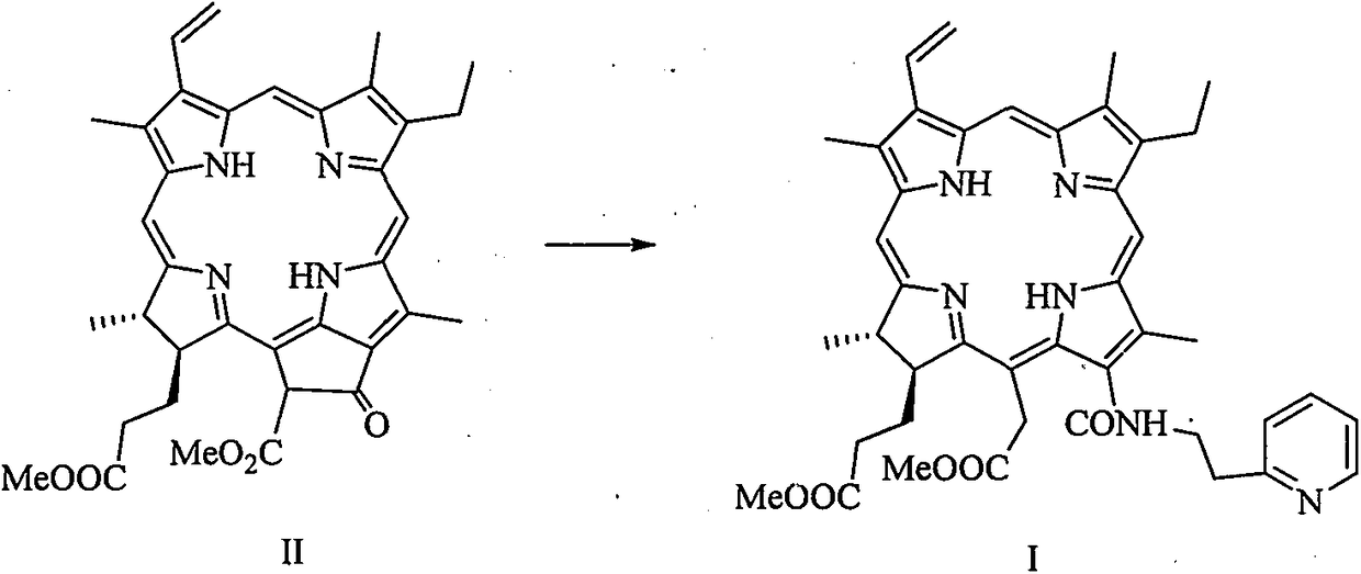 Novel chlorin e6 derivative and preparation method and application thereof