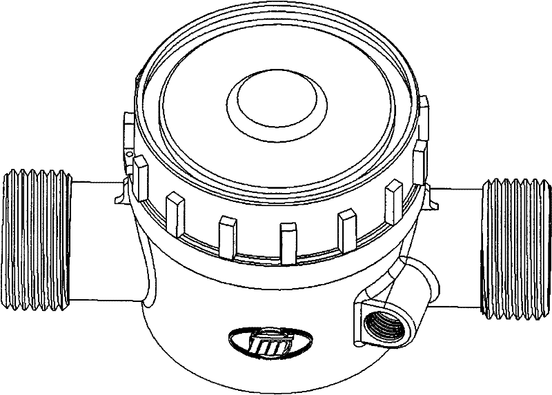 Multistreaming high-precision rotary ring type flow sensor and working method thereof