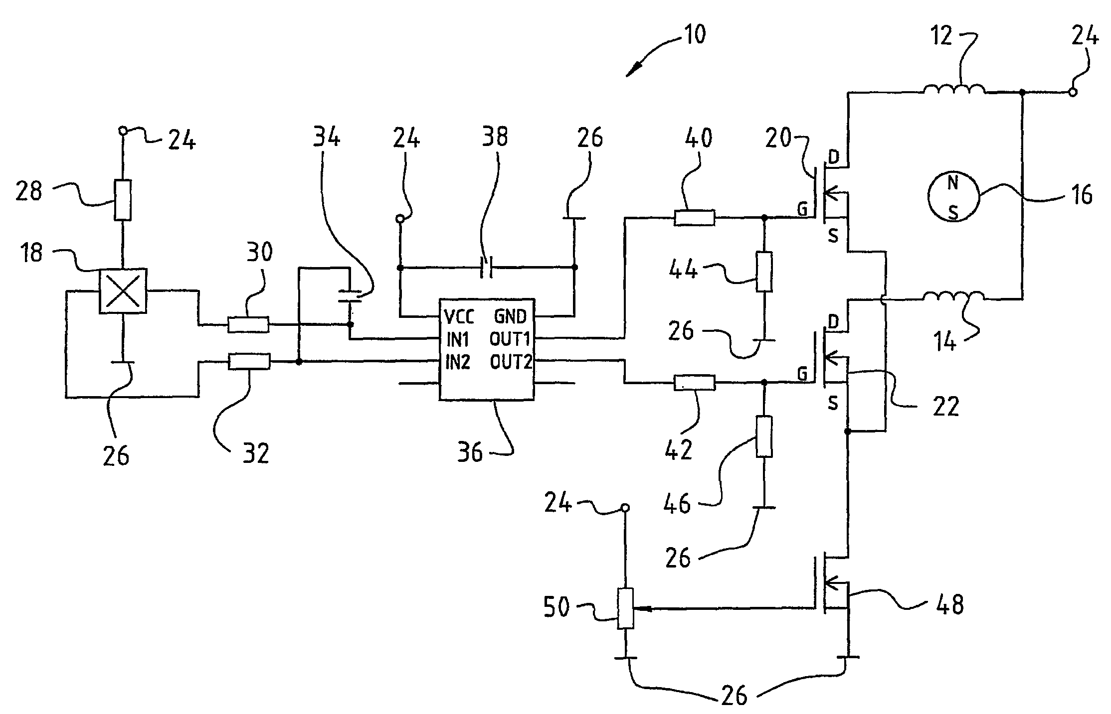 Electronically commutated motor and method for controlling the same