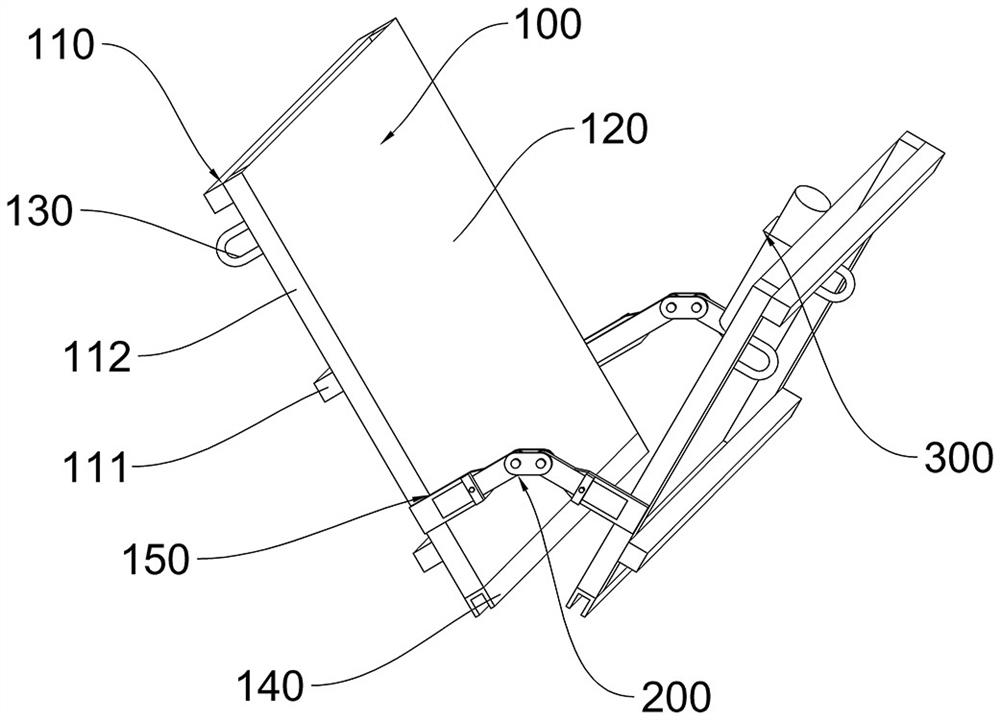 Anti-sputtering concrete pouring auxiliary device and using method thereof