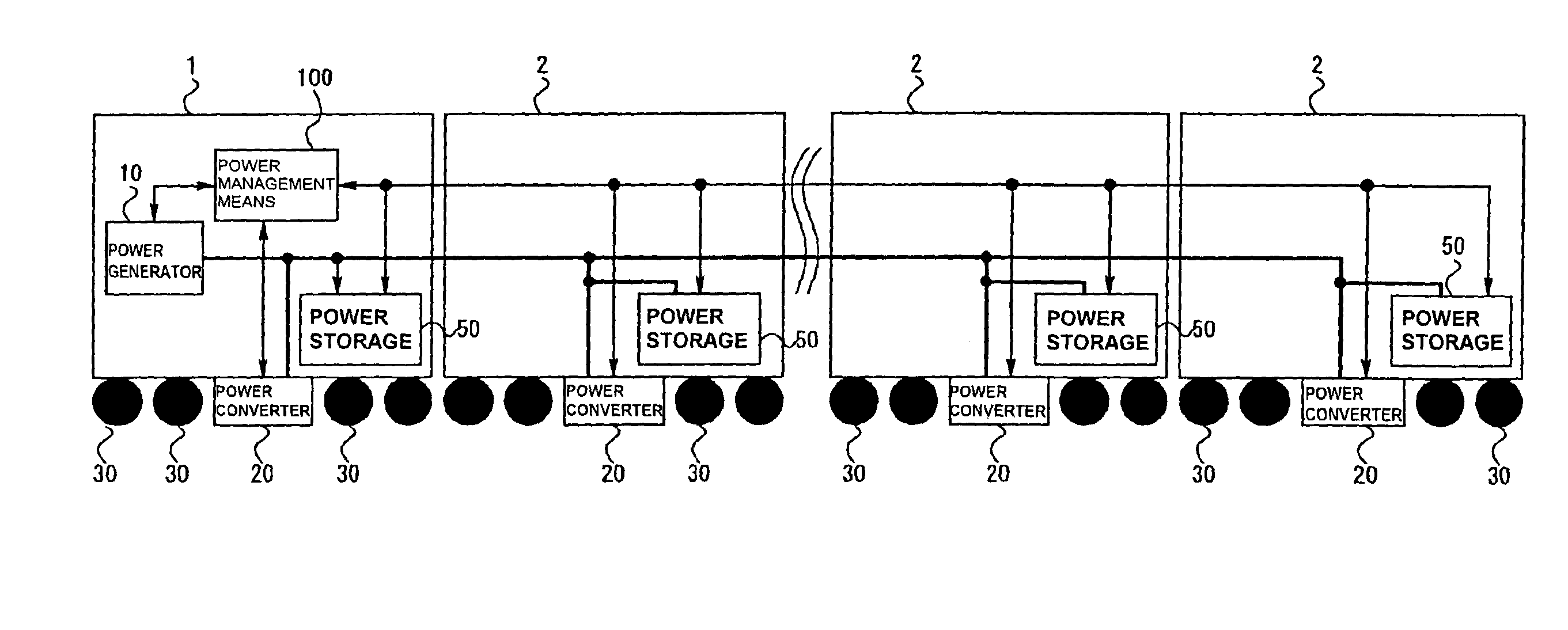 Railway car drive system