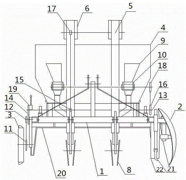 Potato planting machine