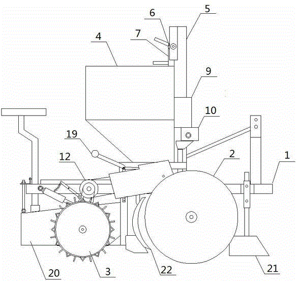 Potato planting machine