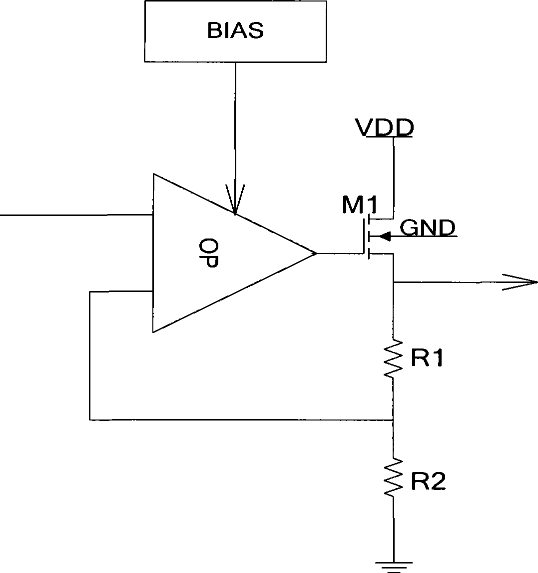 Voltage regulator circuit and resistance deviation compensation method