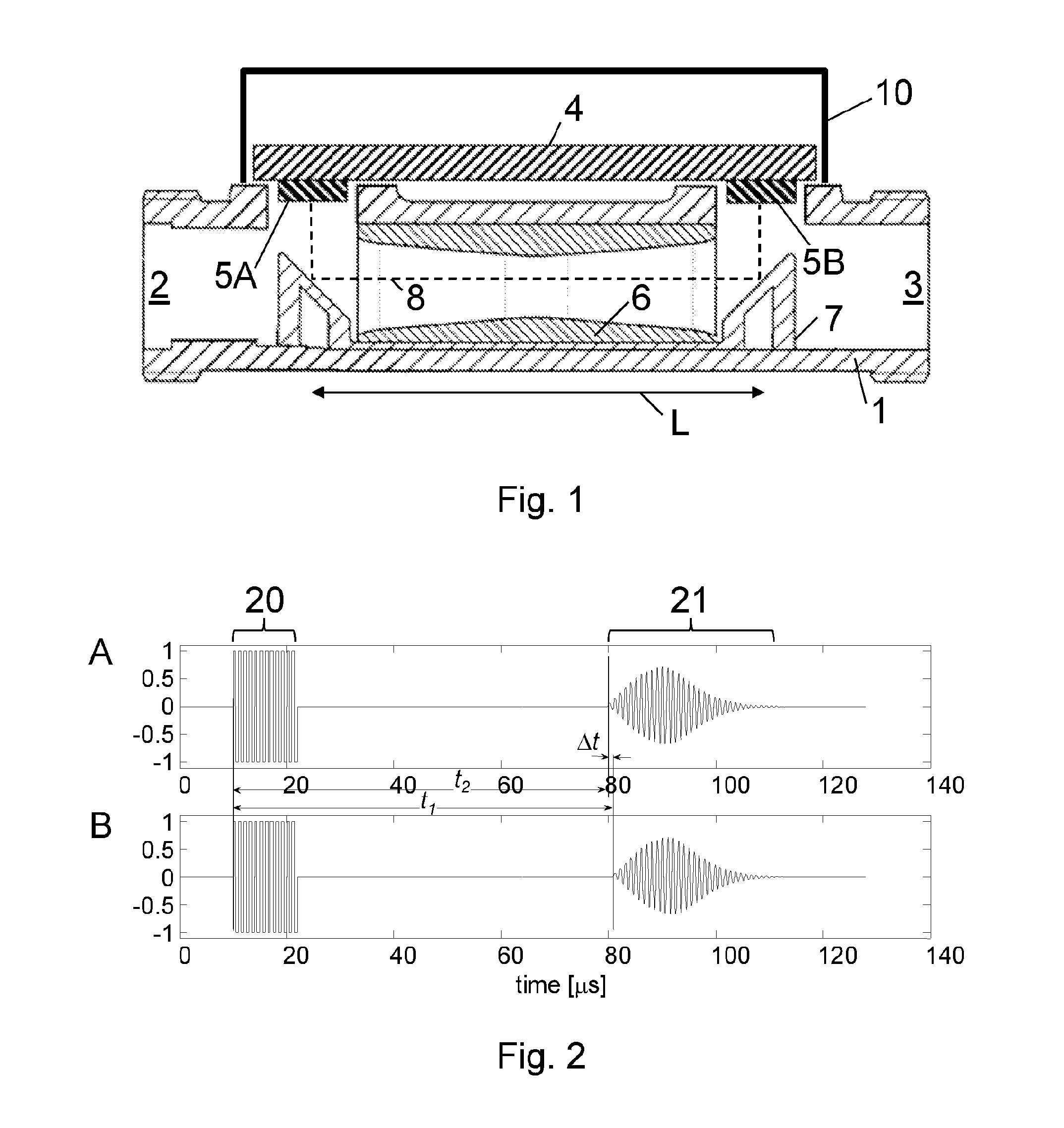 Ultrasonic flow meter with digitally under-sampled flow measurements