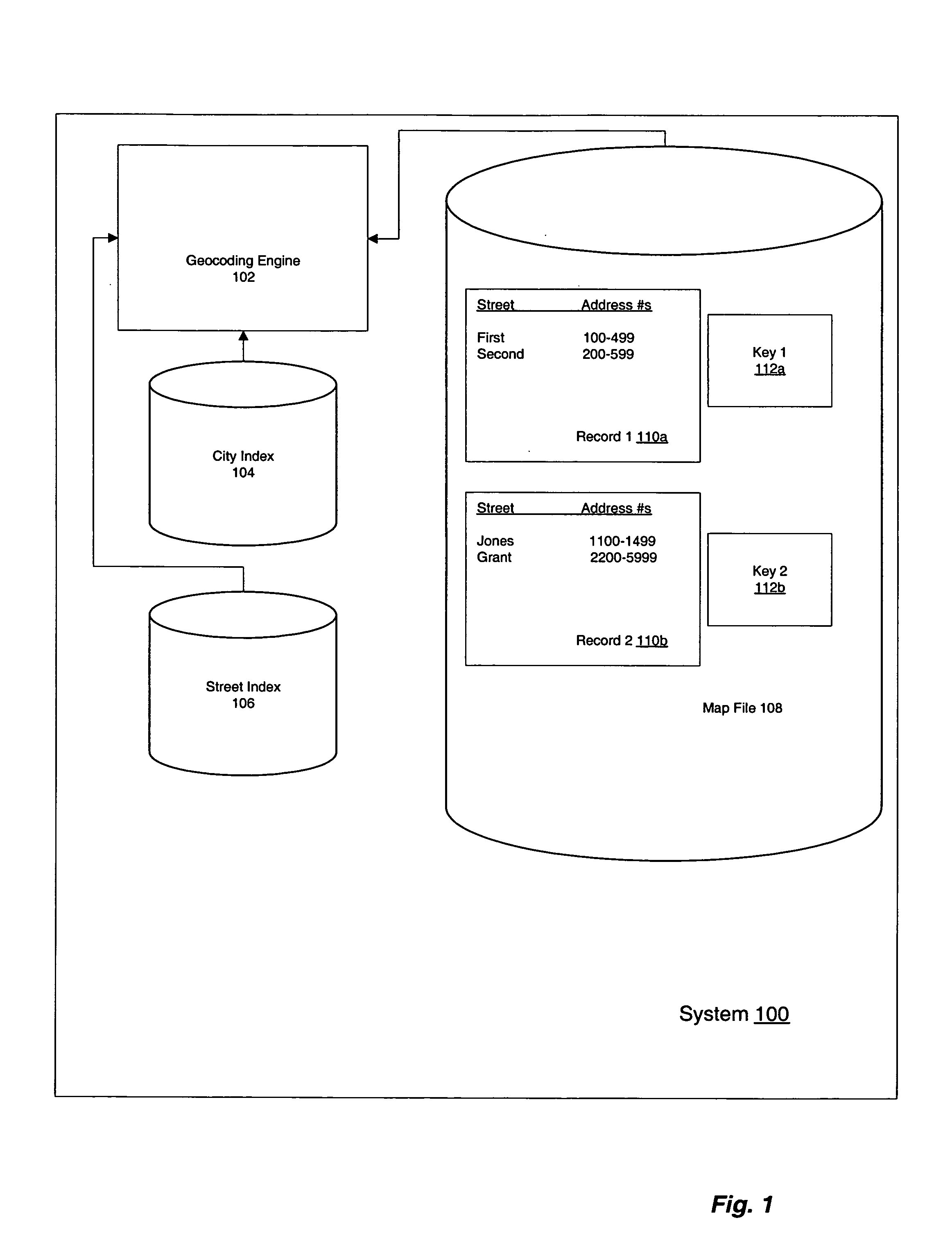 Geocoding locations near a specified city