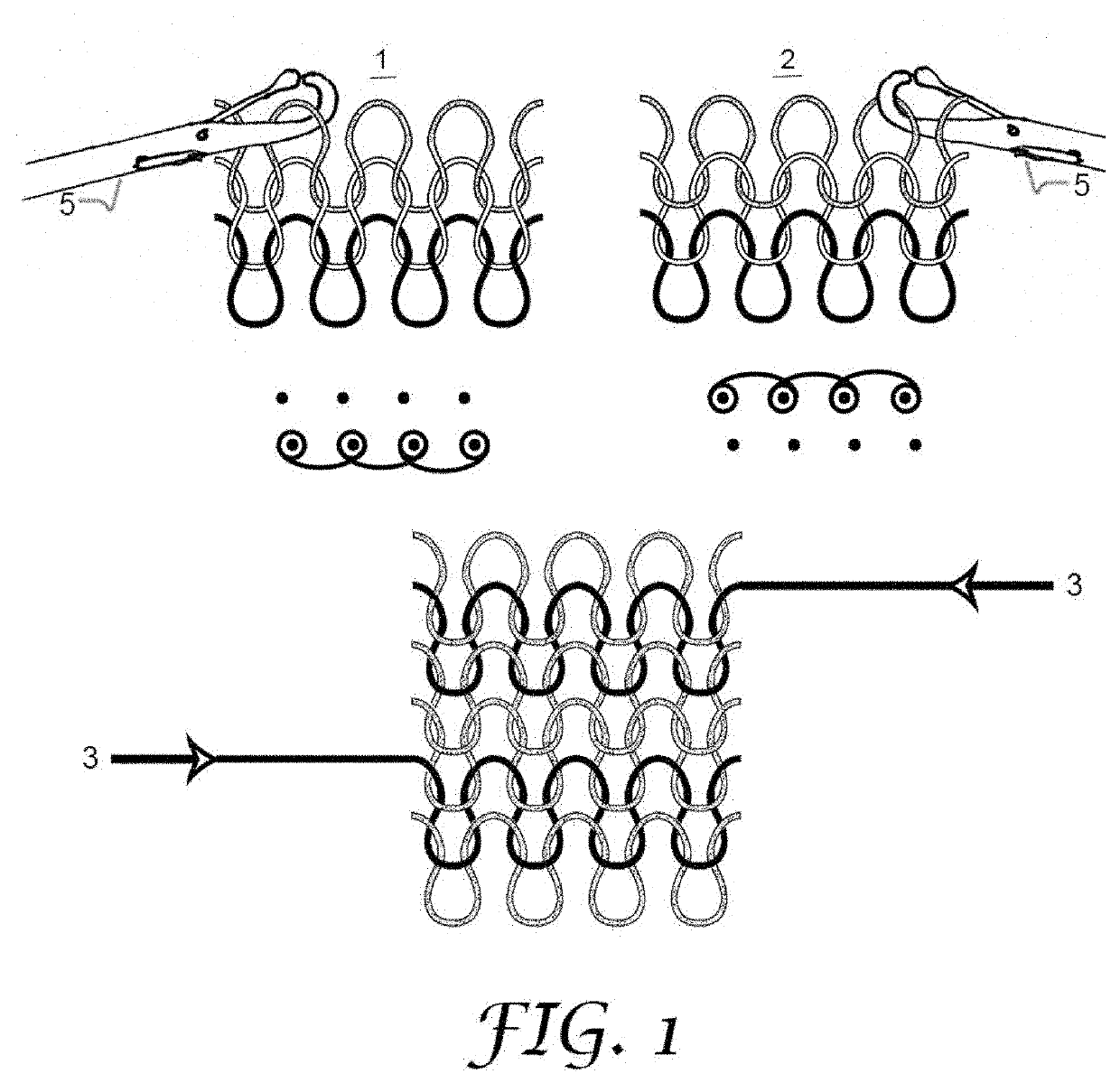 System and method for knitting shoe uppers