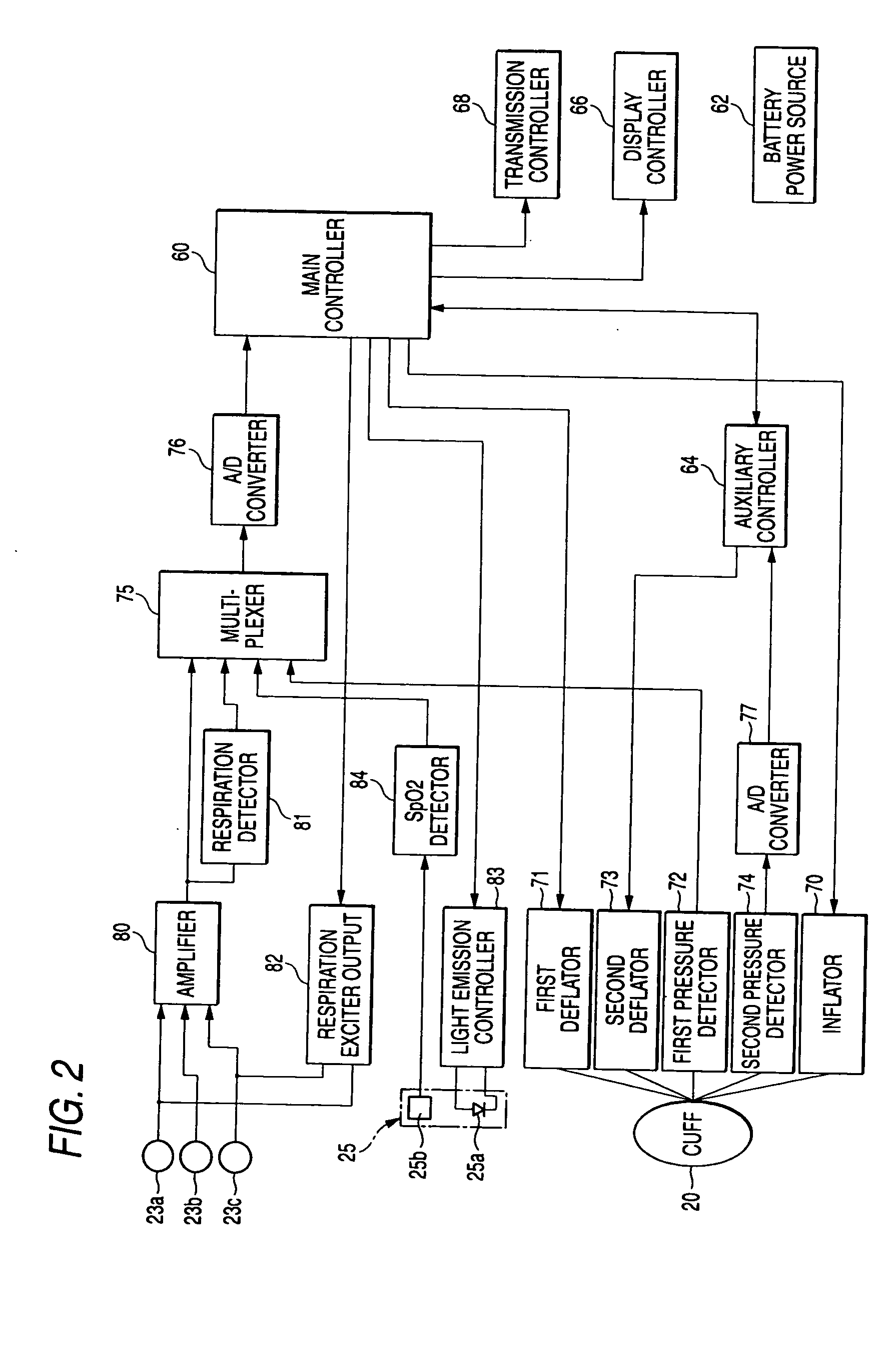 Vital sign telemeter