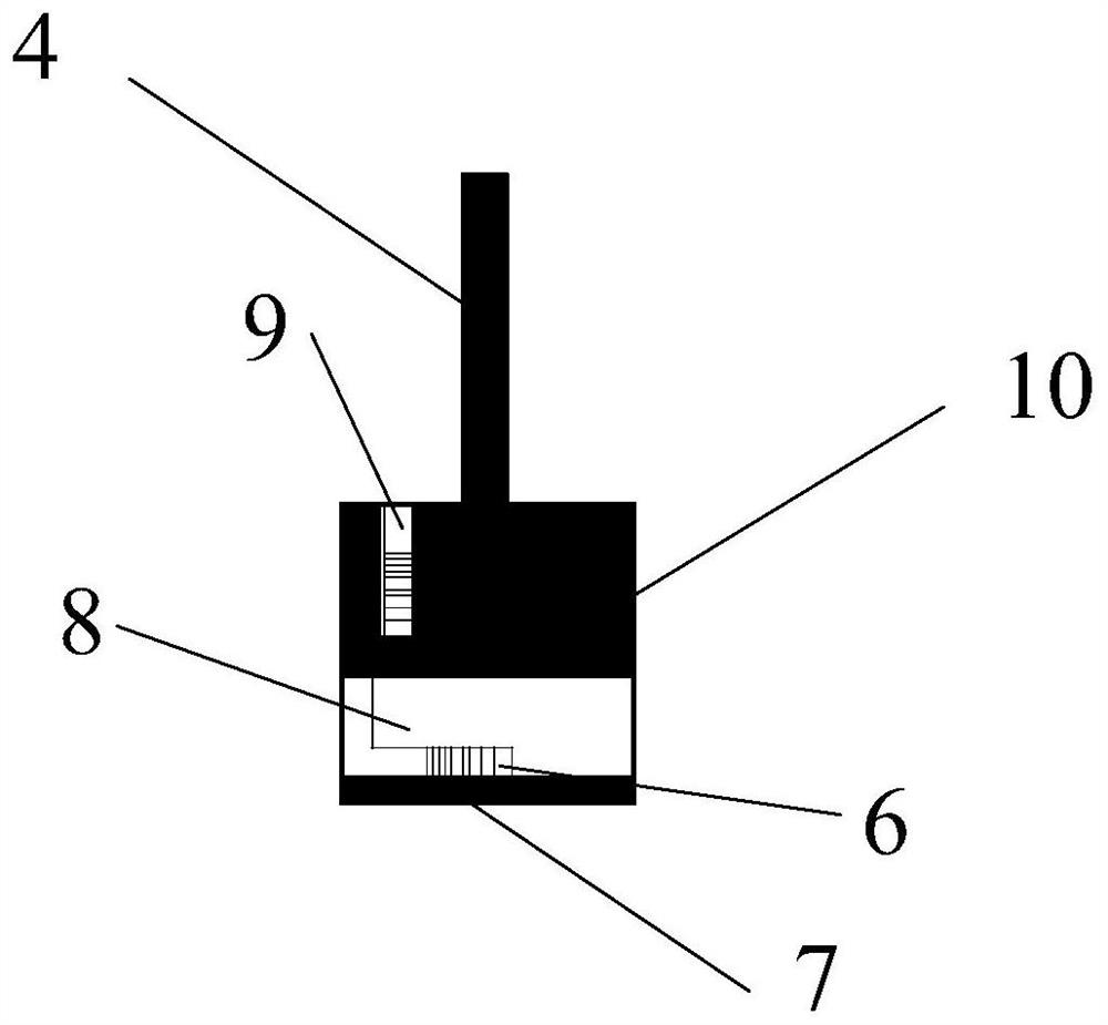 Optical fiber FBG sensor and system for measuring pressure of high-energy pipeline of nuclear power device