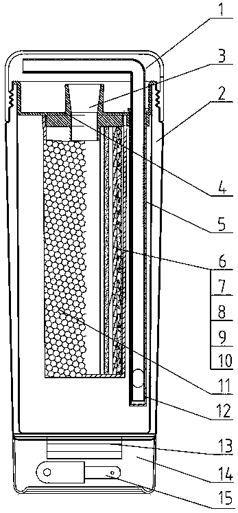 Water purification cup