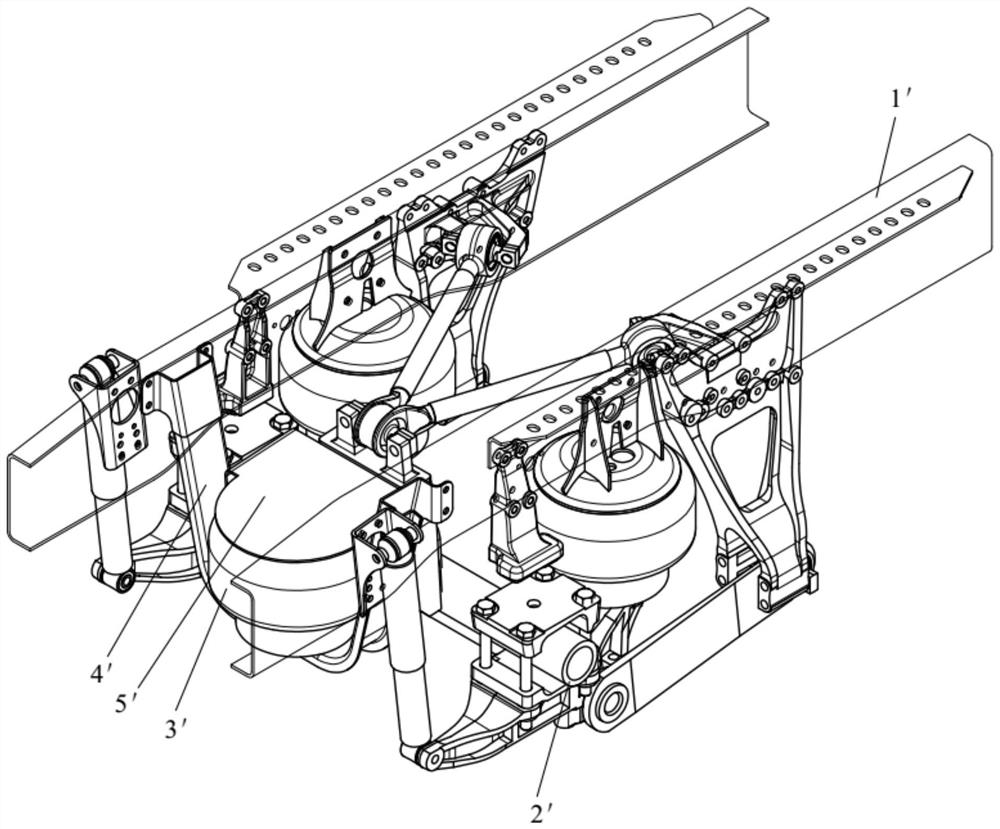 A lifting air suspension system and automobile