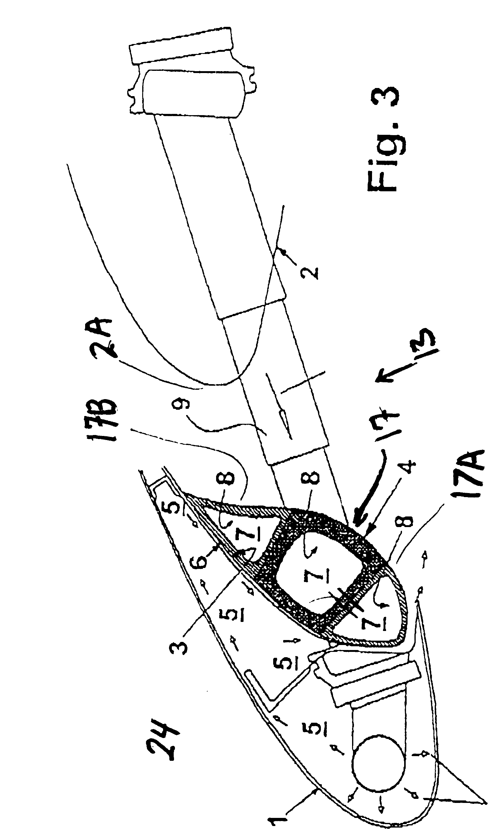 Aerodynamic noise reducing structure for aircraft wing slats