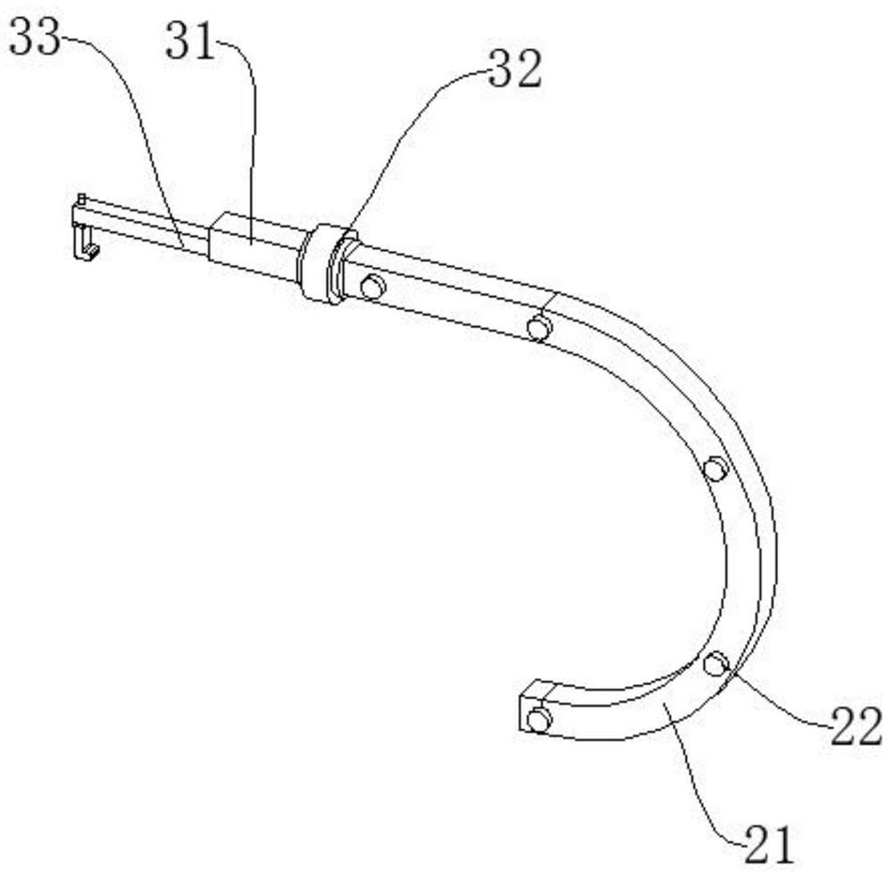 Distraction device for thoracoscope rib bone tumor resection