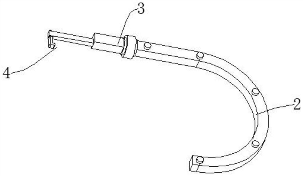 Distraction device for thoracoscope rib bone tumor resection