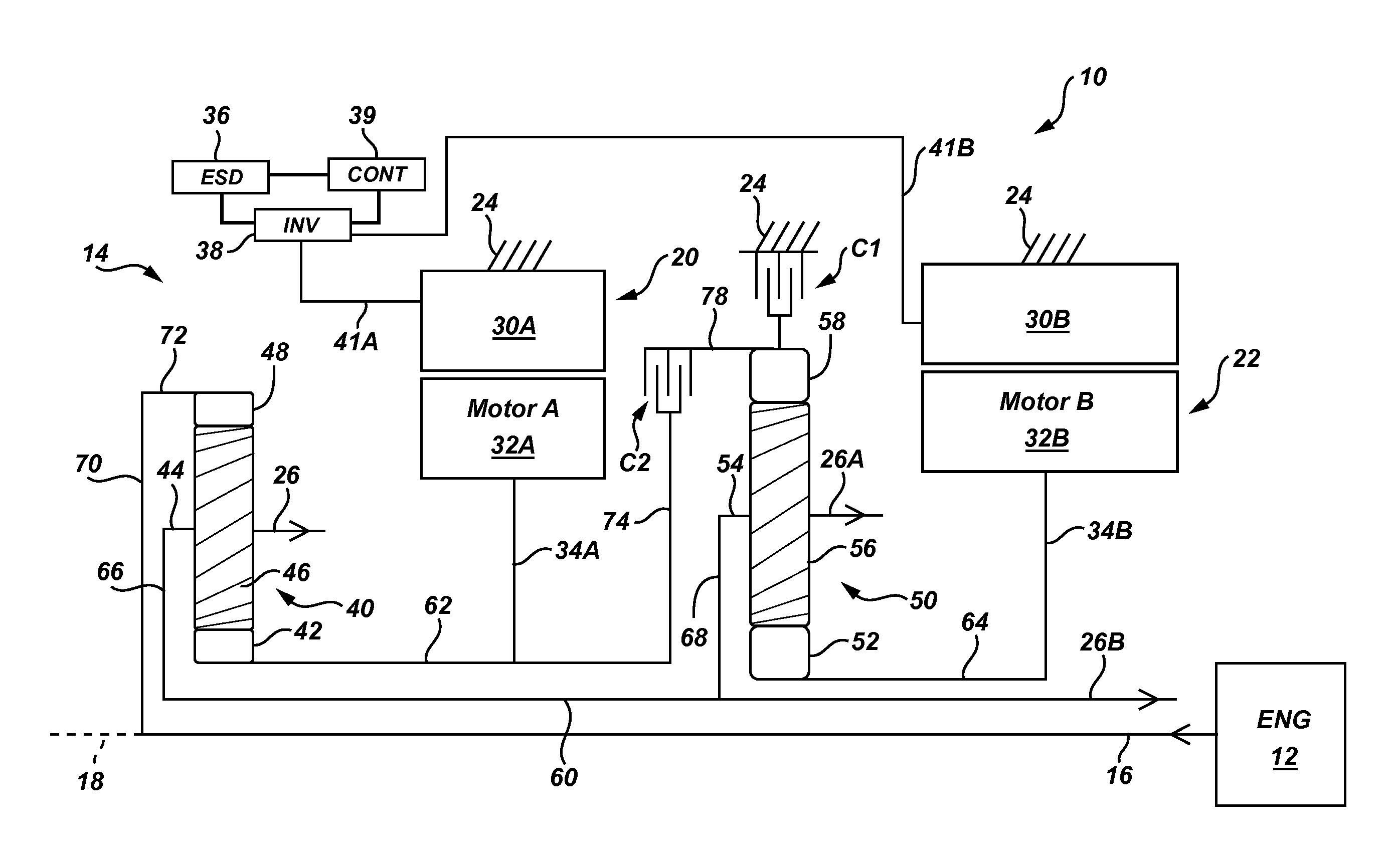 Electrically-variable transmission